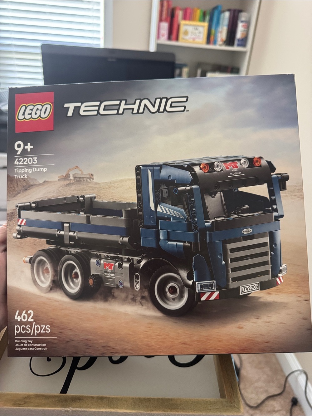 Lego Technic Dark Blue Tipping Dump Truck